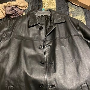 Knights bridge leather jacket.